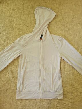 Icebreaker White Women's Hooded Zip Jacket
